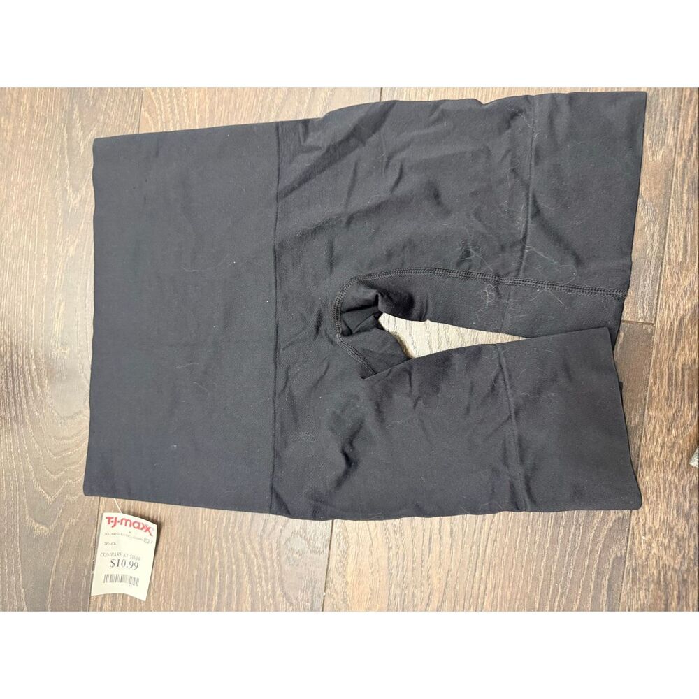 Nine West Black High-Waist Compression Shorts - Picture 4 of 5